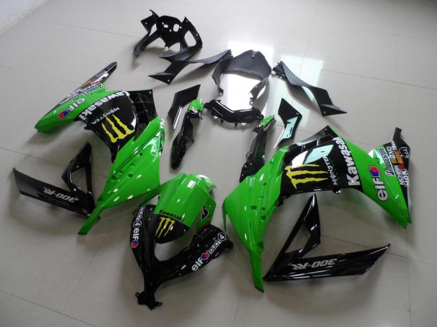 Verde Monster Carenado Moto Kawasaki ZX 300R 2013-2016