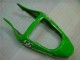Verde Negro ABS Carenado Motocicleta Kawasaki ZX6R 2000-2002