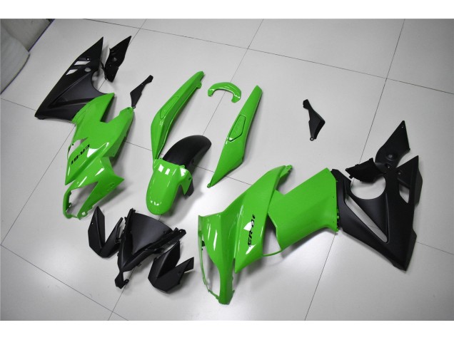 Verde Negro ABS Moto Plástica Kawasaki EX650 2009-2011