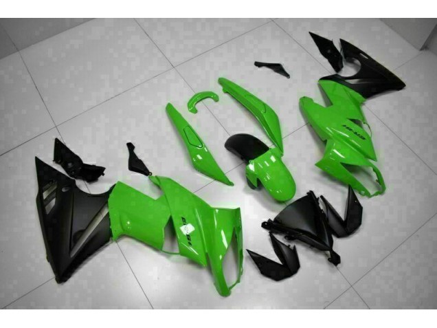 Verde Negro ABS Moto Plástico Kawasaki EX650 2009-2011 Verde Negro ABS Moto Plástico Kawasaki EX650 2009-2011