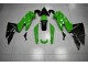 Verde Negro ABS Moto Plástico Kawasaki EX650 2009-2011 Verde Negro ABS Moto Plástico Kawasaki EX650 2009-2011