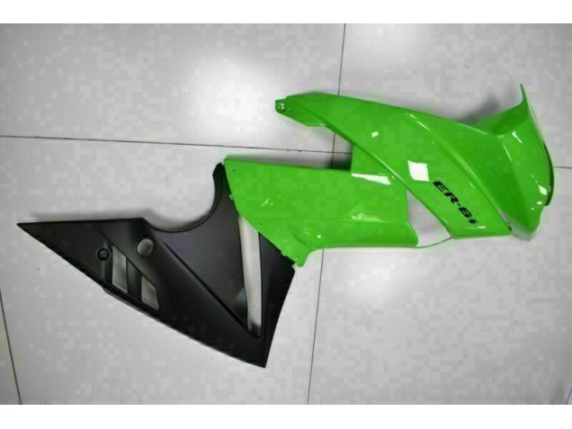 Verde Negro ABS Moto Plástico Kawasaki EX650 2009-2011 Verde Negro ABS Moto Plástico Kawasaki EX650 2009-2011