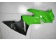 Verde Negro ABS Moto Plástico Kawasaki EX650 2009-2011 Verde Negro ABS Moto Plástico Kawasaki EX650 2009-2011