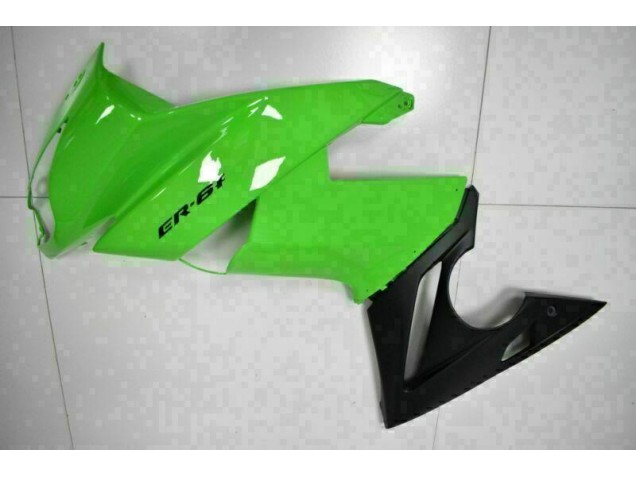 Verde Negro ABS Moto Plástico Kawasaki EX650 2009-2011 Verde Negro ABS Moto Plástico Kawasaki EX650 2009-2011