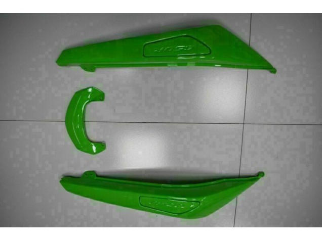 Verde Negro ABS Moto Plástico Kawasaki EX650 2009-2011 Verde Negro ABS Moto Plástico Kawasaki EX650 2009-2011
