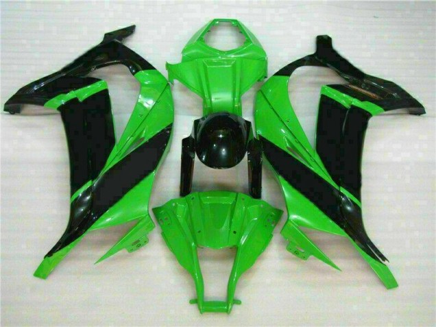Verde Negro ABS Moto Plástico Kawasaki ZX10R 2011-2015 Verde Negro ABS Moto Plástico Kawasaki ZX10R 2011-2015