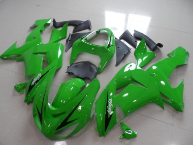 Verde Negro Arrow Carenado Moto Kawasaki ZX10R 2006-2007