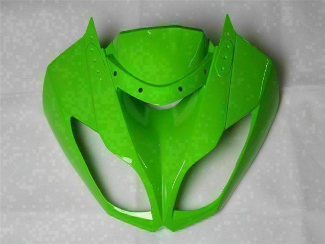 Verde Negro Blanco 25 Carenado Moto Kawasaki ZX6R 2009-2012 Verde Negro Blanco 25 Carenado Moto Kawasaki ZX6R 2009-2012