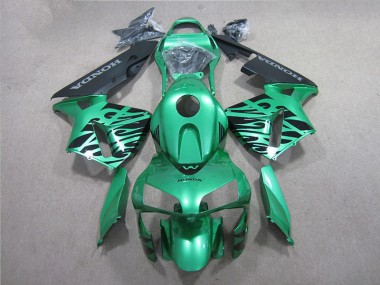 Verde Negro Carenado Moto Honda CBR 600 RR 2005-2006
