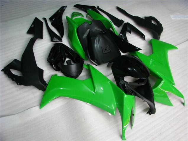 Verde Negro Carenado Moto Kawasaki ZX10R 2008-2010 Verde Negro Carenado Moto Kawasaki ZX10R 2008-2010