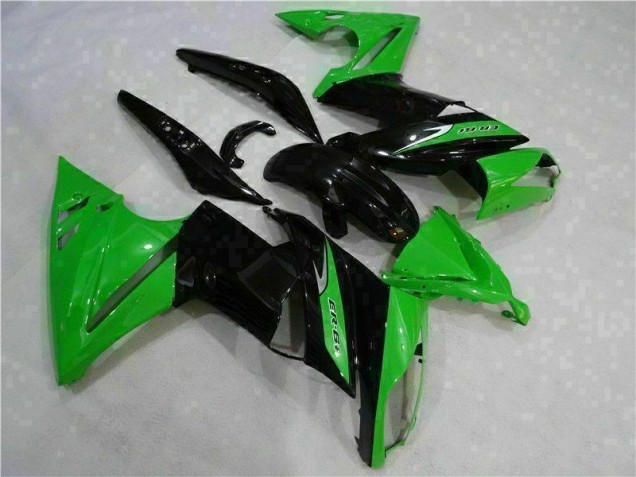 Verde Negro Carenado Moto & Plástico Kawasaki EX650 2006-2008