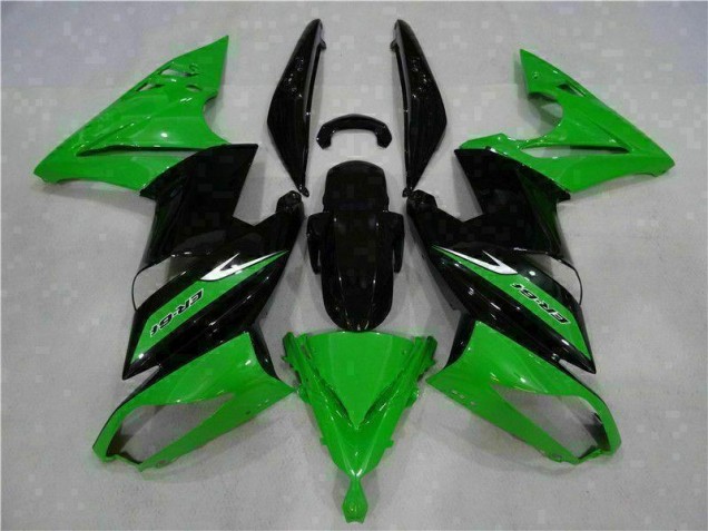 Verde Negro Carenado Moto & Plástico Kawasaki EX650 2006-2008