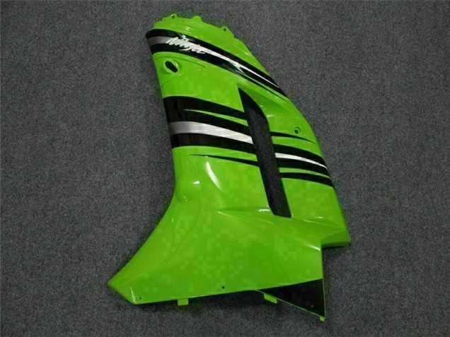 Verde Negro Carenado & Plástico Moto Kawasaki ZX6R 2007-2008