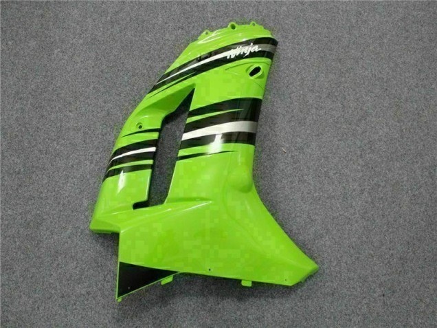 Verde Negro Carenado & Plástico Moto Kawasaki ZX6R 2007-2008