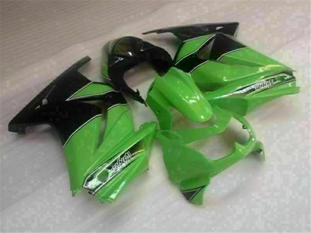 Verde Negro Carrocería Motocicletas Kawasaki EX250 2008-2012