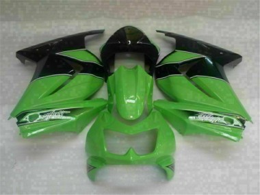 Verde Negro Carrocería Motocicletas Kawasaki EX250 2008-2012
