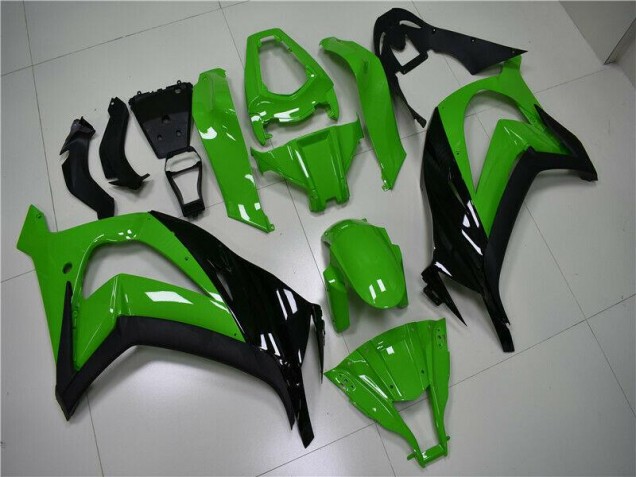 Verde Negro Carrocería Motocicletas Kawasaki ZX10R 2011-2015