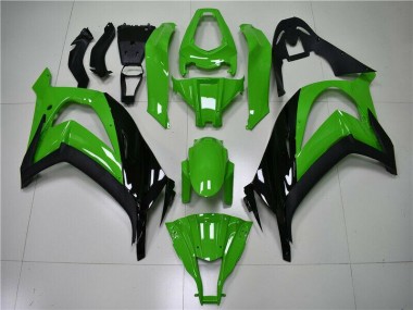 Verde Negro Carrocería Motocicletas Kawasaki ZX10R 2011-2015
