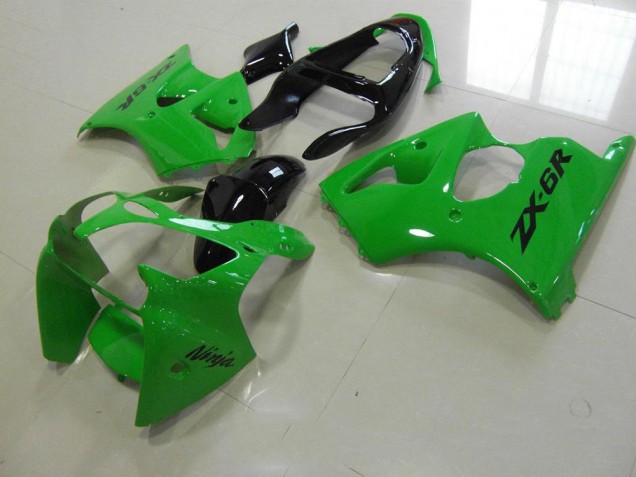 Verde Negro Cola Carenado Moto Kawasaki ZX6R 2000-2002