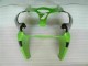 Verde Negro Inyección Kit Carenado Moto Kawasaki ZX6R 2000-2002