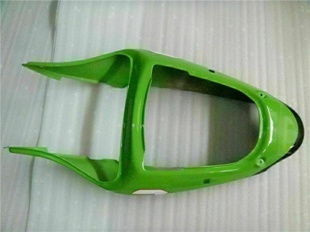 Verde Negro Inyección Kit Carenado Moto Kawasaki ZX6R 2000-2002