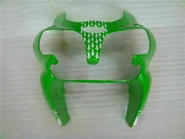 Verde Negro Kit ABS Carenado Motocicleta Kawasaki ZX6R 2000-2002