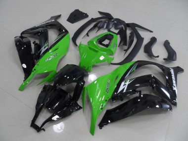 Verde & Negro Kit Carenado ABS Completo Kawasaki ZX10R 2011-2015