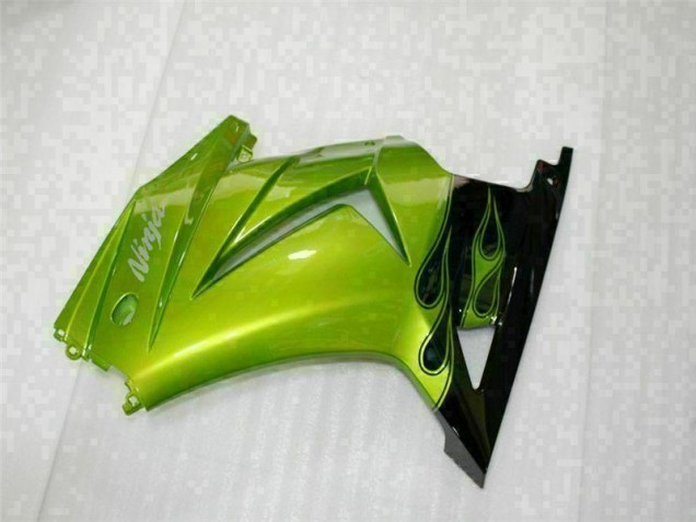 Verde Negro Moto Plástico Kawasaki EX250 2008-2012