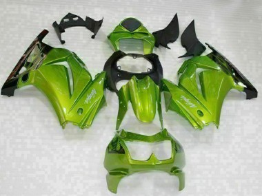 Verde Negro Moto Plástico Kawasaki EX250 2008-2012