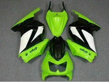 Verde Negro Ninja ABS Kits Carenado Moto Kawasaki EX250 2008-2012