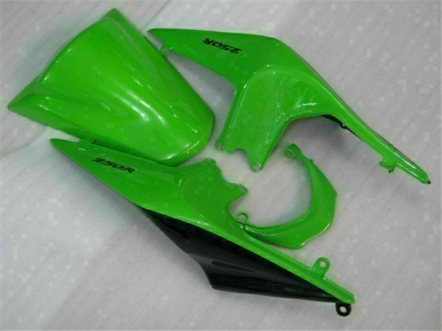 Verde Negro Ninja ABS Moto Plástico Kawasaki EX250 2008-2012