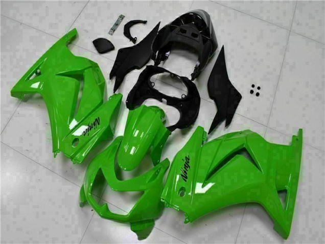 Verde Negro Ninja ABS Moto Plásticos Kawasaki EX250 2008-2012
