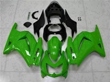 Verde Negro Ninja ABS Moto Plásticos Kawasaki EX250 2008-2012