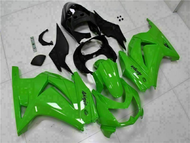 Verde Negro Ninja ABS Moto Plásticos Kawasaki EX250 2008-2012