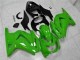 Verde Negro Ninja ABS Moto Plásticos Kawasaki EX250 2008-2012