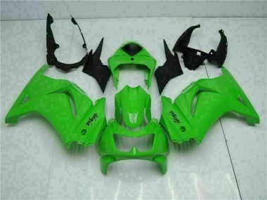 Verde Negro Ninja Kits Carenado Moto Kawasaki EX250 2008-2012