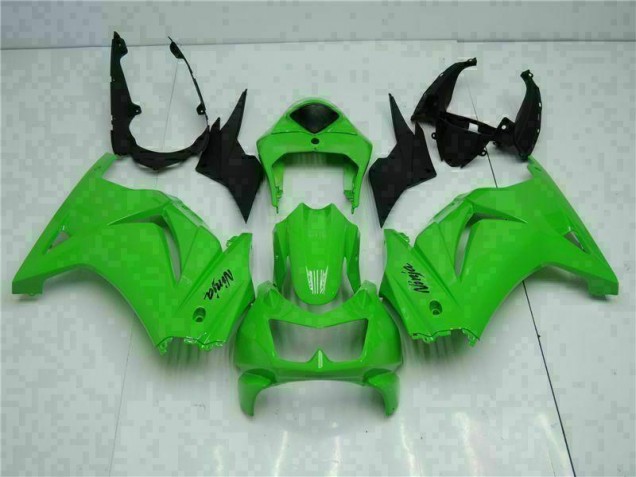 Verde Negro Ninja Kits Carenado Moto Kawasaki EX250 2008-2012