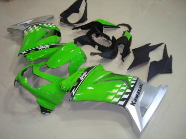 Verde Plata Carenado Moto Kawasaki ZX 250R 2008-2012