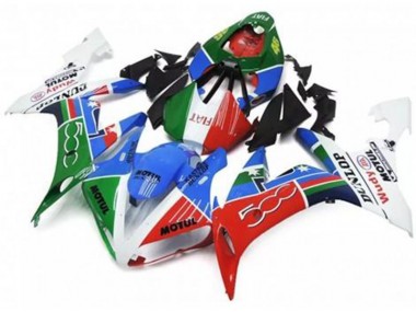 Verde Rojo Azul Blanco Carenado Moto Yamaha R1 2004-2006