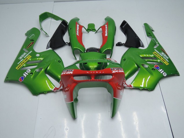 Verde Rojo Carenado Moto Kawasaki ZX9R 1994-1997 Verde Rojo Carenado Moto Kawasaki ZX9R 1994-1997