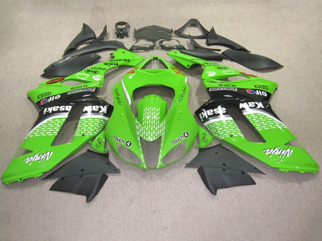 Verde Touch 4 Carenado Moto Kawasaki ZX6R 2007-2008