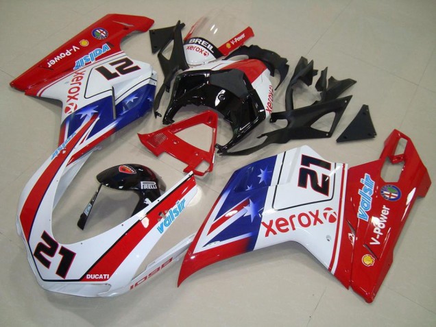 Xerox 21 Carenado Moto Ducati 848 1098 1198 2007-2014 Xerox 21 Carenado Moto Ducati 848 1098 1198 2007-2014